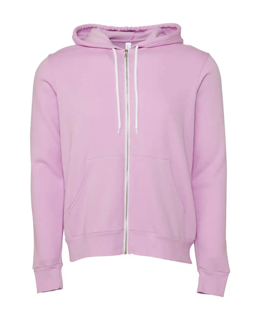 Bella + Canvas 3739 Sponge Fleece Full-zip Hoodie - Lilac