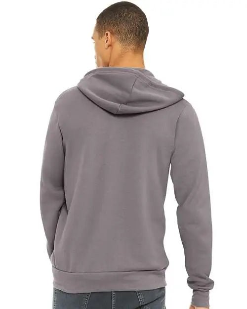 Bella + Canvas 3739 Sponge Fleece Full-zip Hoodie - Storm