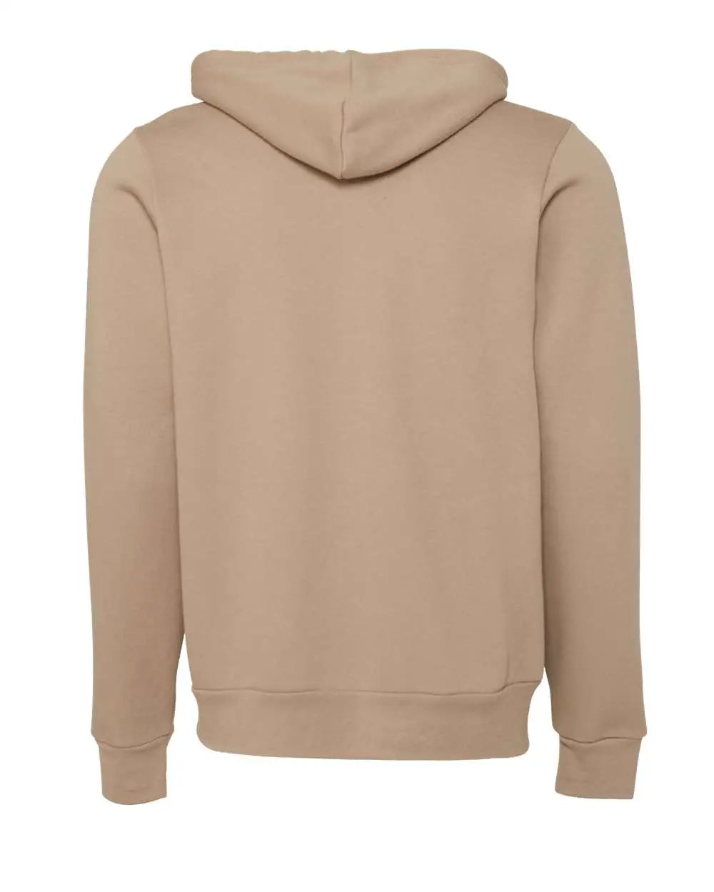 Bella + Canvas 3739 Sponge Fleece Full-zip Hoodie - Tan
