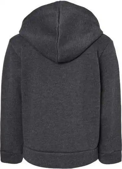 Bella + Canvas 3739t Toddler Sponge Fleece Full Zip Hoodie Dark Gray Heather