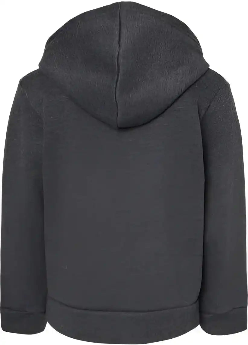 Bella + Canvas 3739t Toddler Sponge Fleece Full Zip Hoodie Dark Gray Heather
