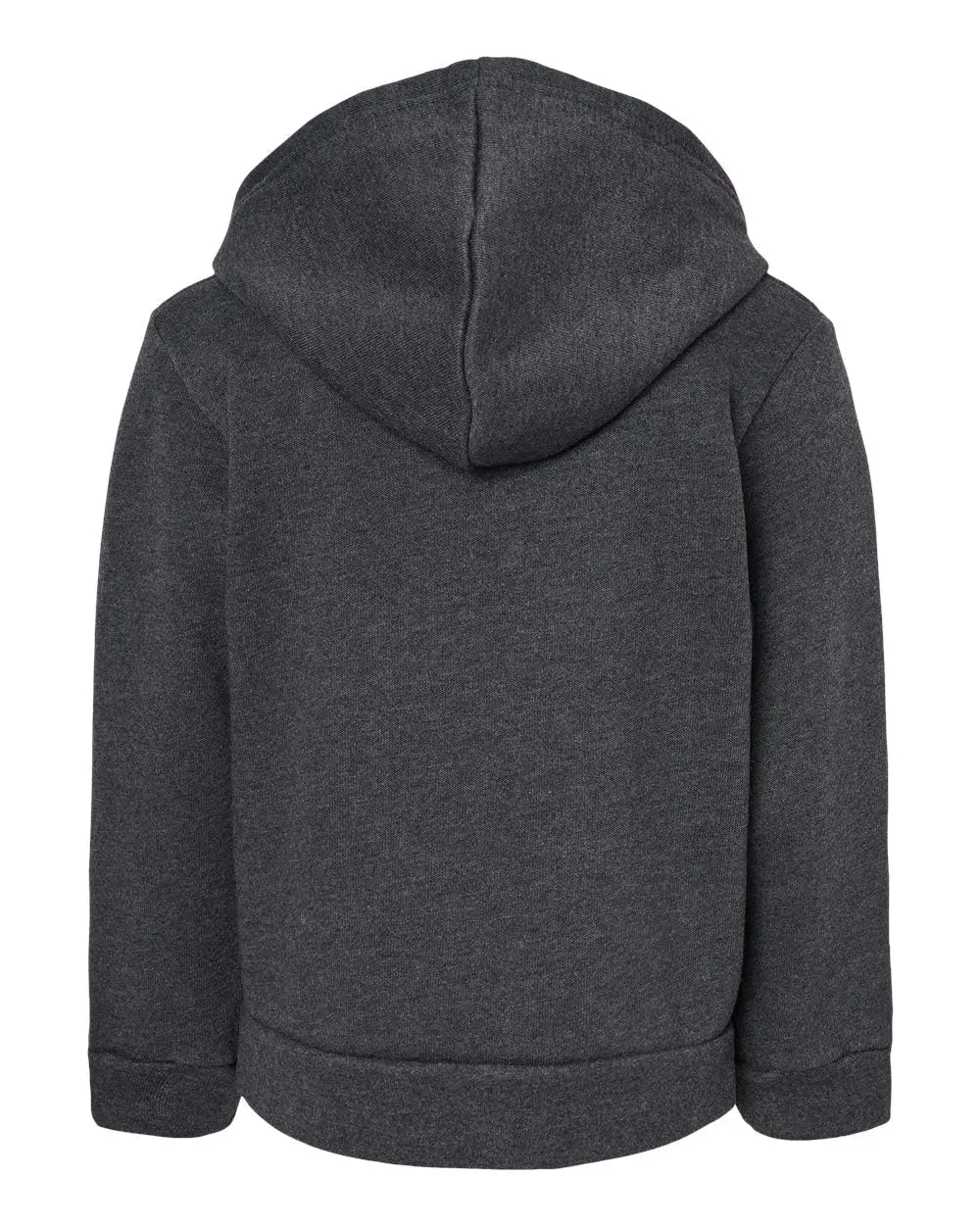Bella + Canvas 3739t Toddler Sponge Fleece Full-zip Hoodie - Dark Grey Heather - Gray / 4t