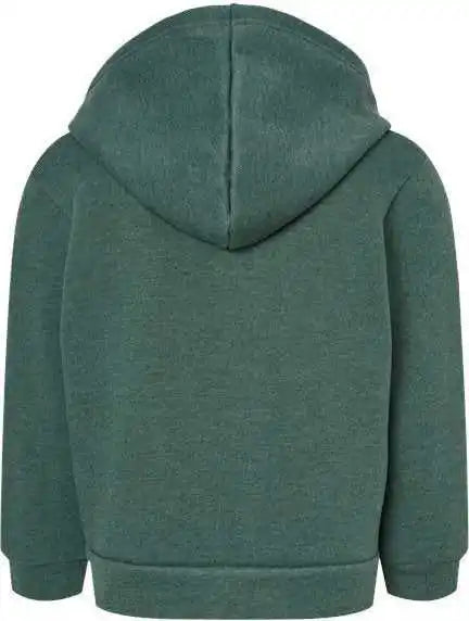 Bella + Canvas 3739t Toddler Sponge Fleece Full-zip Hoodie - Heather Forest