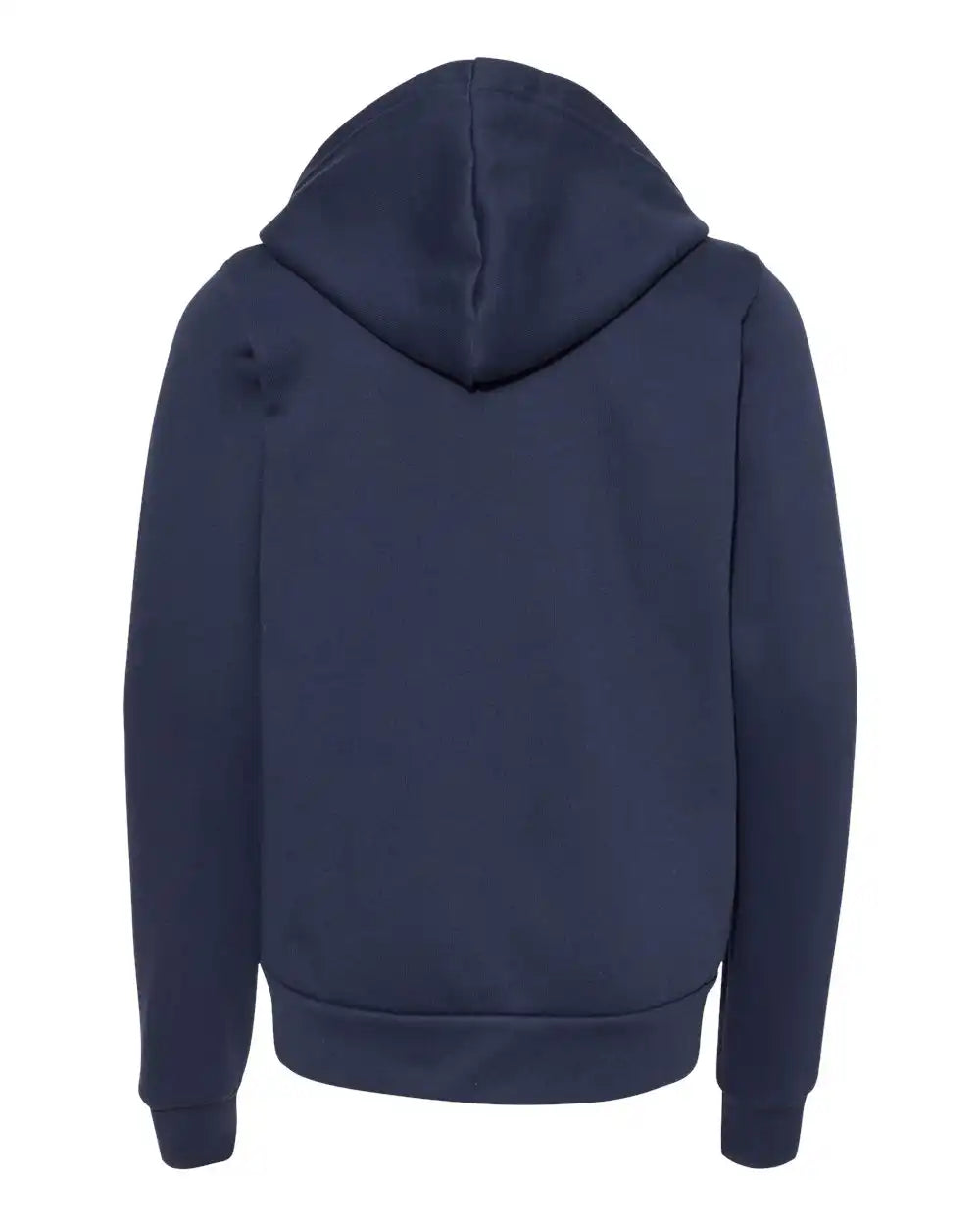 Bella + Canvas 3739y Youth Sponge Fleece Full-zip Hoodie - Navy - s