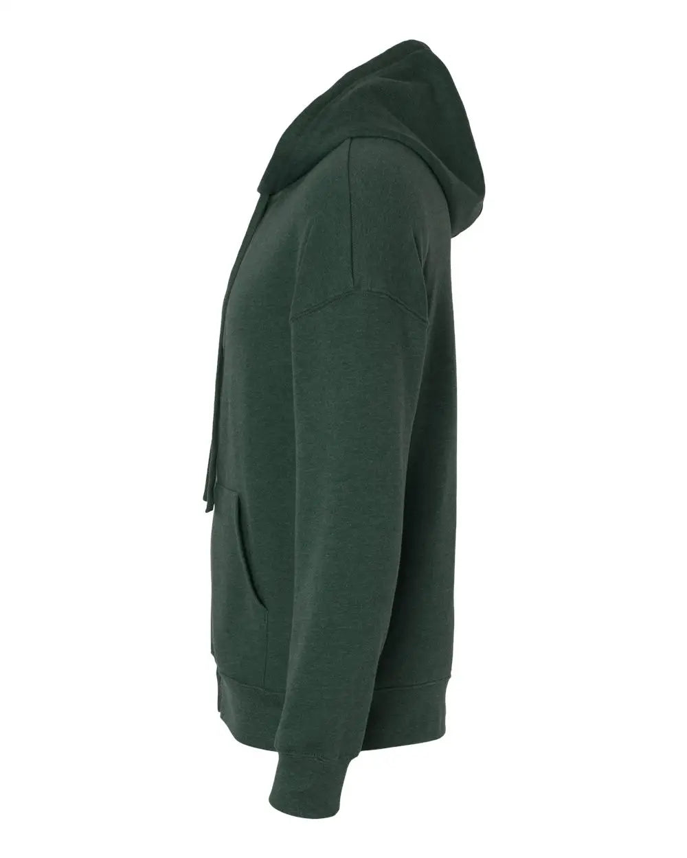Bella + Canvas 3759 Sponge Fleece Dtm Full-zip Hoodie - Heather Forest