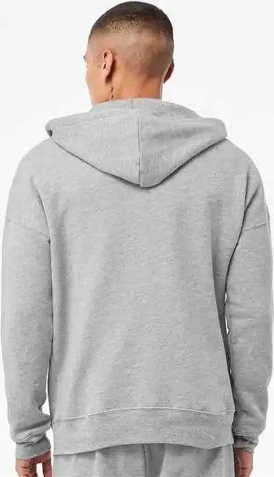 Bella + Canvas 3759 Unisex Sponge Fleece Dtm Full-zip Hoodie - Athletic Heather