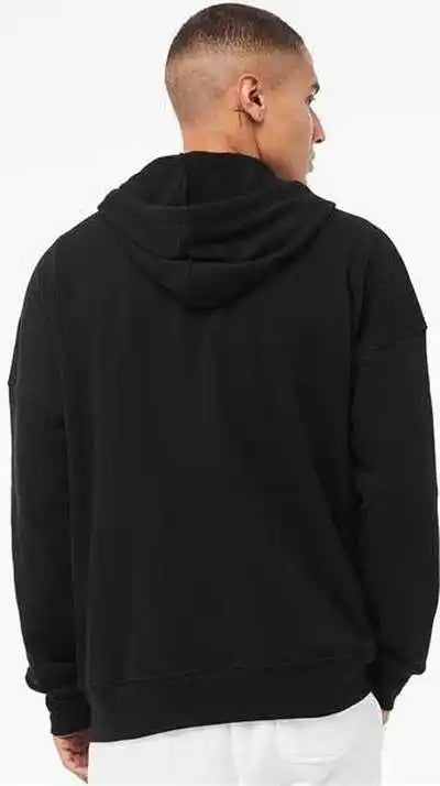 Bella + Canvas 3759 Unisex Sponge Fleece Dtm Full-zip Hoodie - Black
