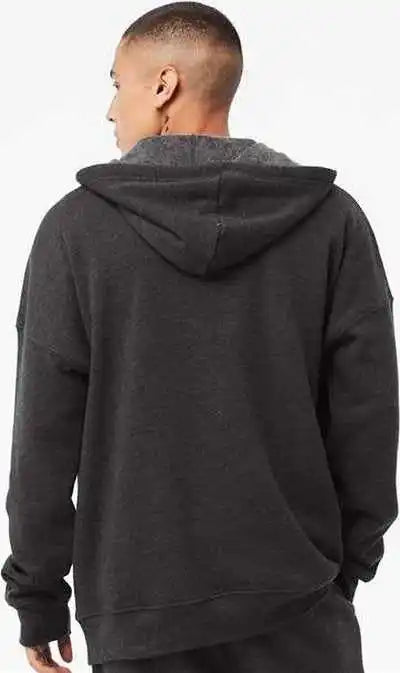 Bella + Canvas 3759 Unisex Sponge Fleece Dtm Full-zip Hoodie - Dark Gray Heather