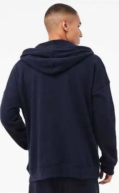 Bella + Canvas 3759 Unisex Sponge Fleece Dtm Full-zip Hoodie - Navy