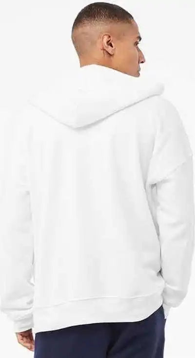 Bella + Canvas 3759 Unisex Sponge Fleece Dtm Full-zip Hoodie - White