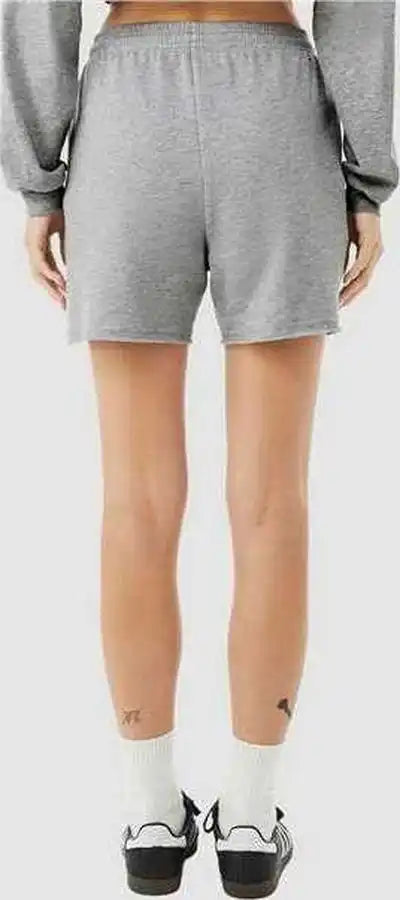 Bella + Canvas 3787 Women’s Cutoff Fleece Shorts - Athletic Heather