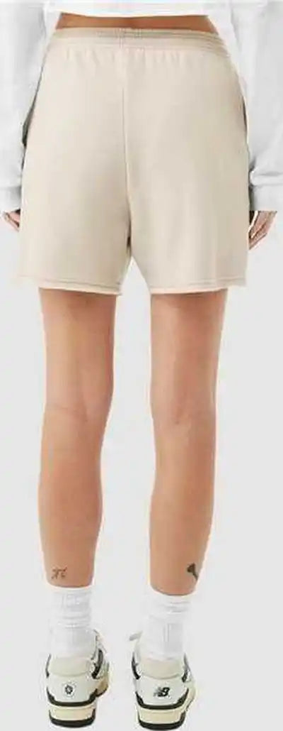 Bella + Canvas 3787 Women’s Cutoff Fleece Shorts - Heather Dust