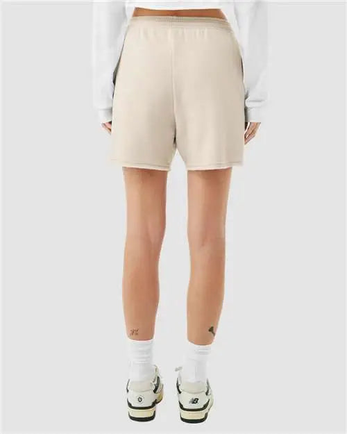Bella + Canvas 3787c Women’s Cutoff Fleece Shorts - 3787 - Heather Dust