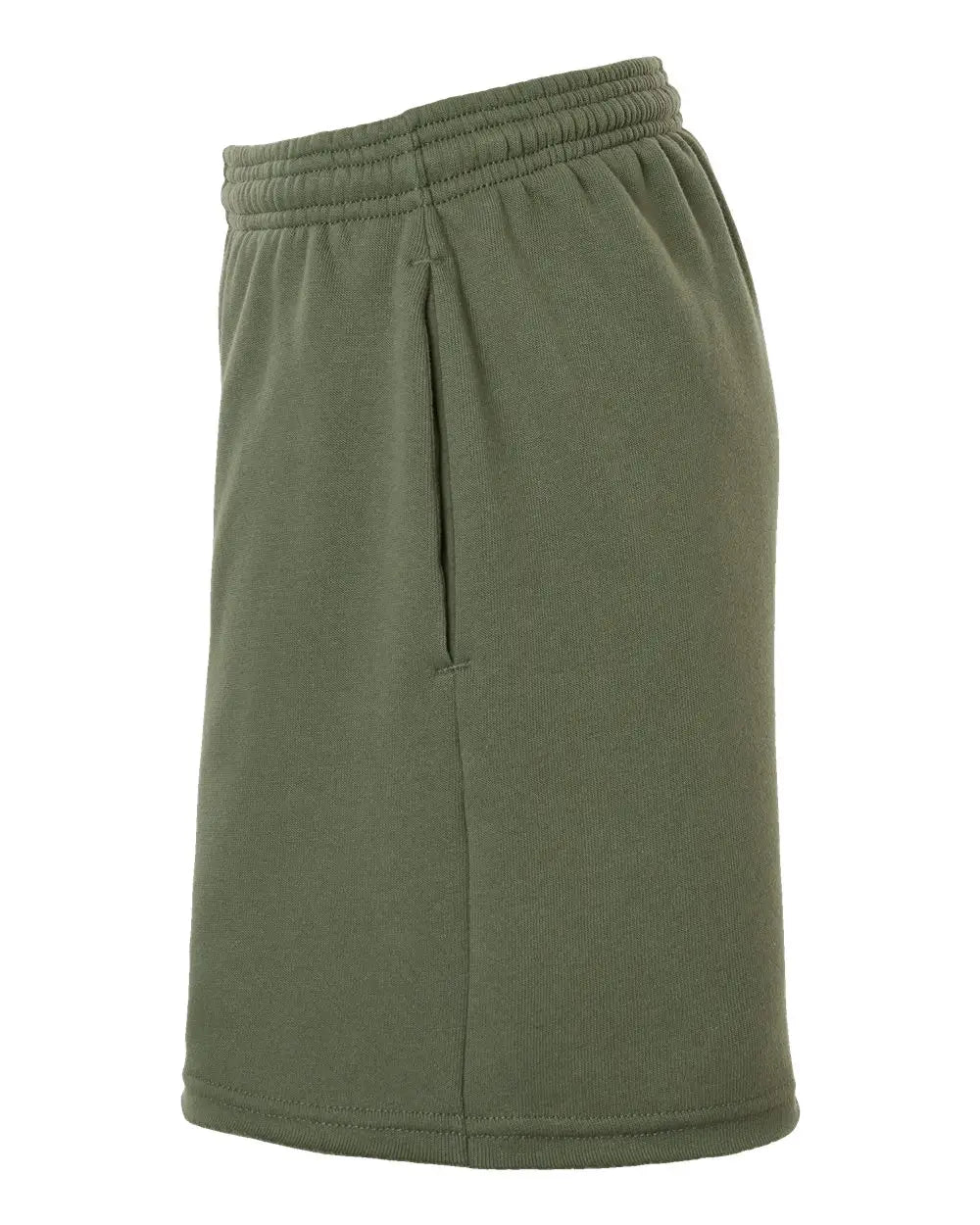 Bella + Canvas 3787c Women’s Cutoff Fleece Shorts - 3787 - Military Green