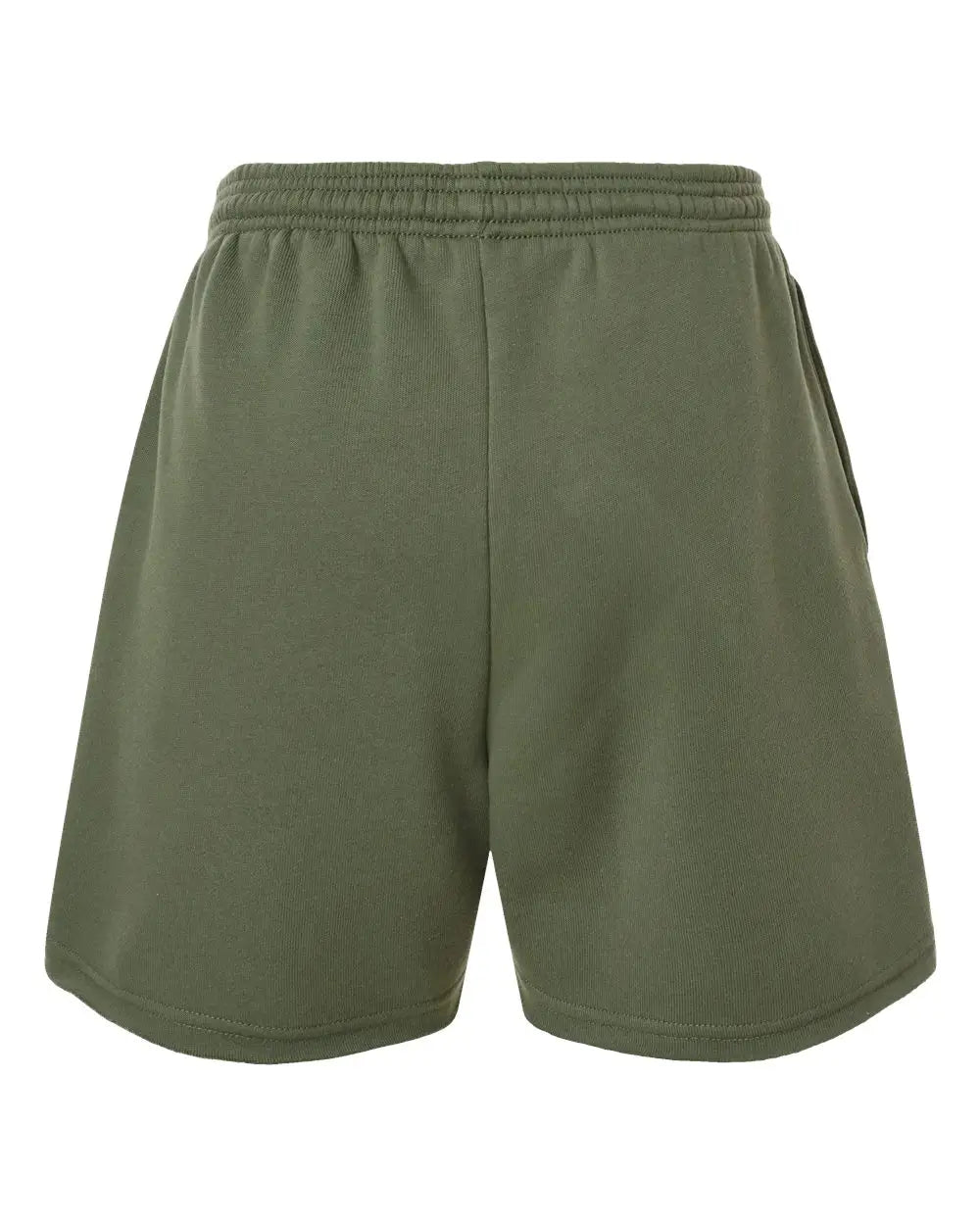 Bella + Canvas 3787c Women’s Cutoff Fleece Shorts - 3787 - Military Green