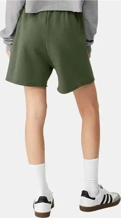 Bella + Canvas 3797 Fwd Fashion Women’s Cutoff Sweatshorts - Military Green