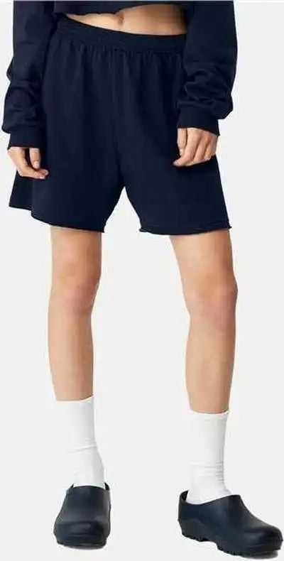 Bella + Canvas 3797 Fwd Fashion Women’s Cutoff Sweatshorts Navy