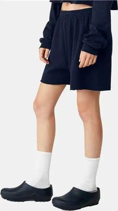 Bella + Canvas 3797 Fwd Fashion Women’s Cutoff Sweatshorts Navy