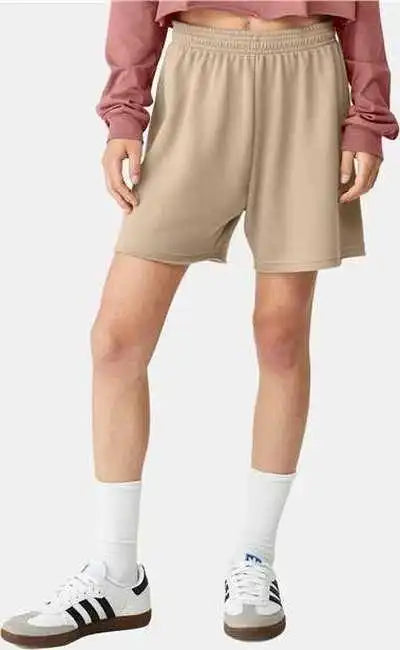 Bella + Canvas 3797 Fwd Fashion Women’s Cutoff Sweatshorts - Tan