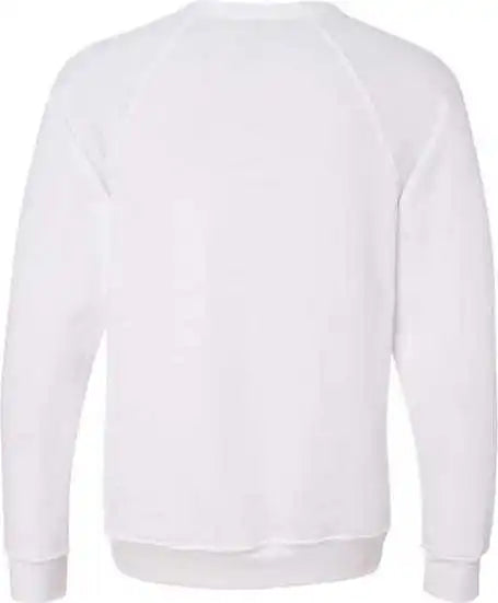 Bella + Canvas 3901 Sponge Fleece Raglan Crewneck Sweatshirt - Natural