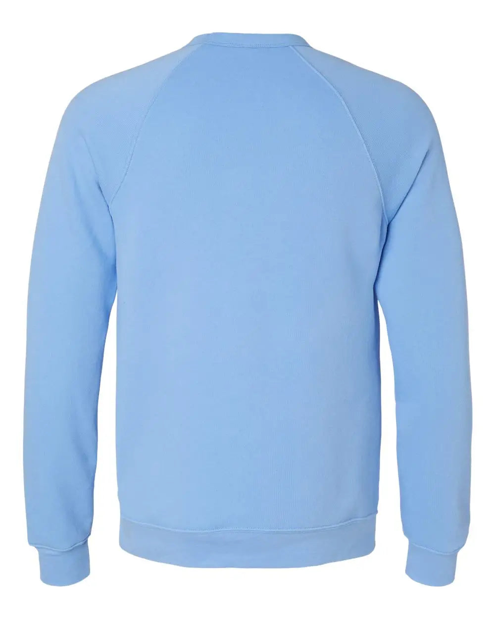 Bella + Canvas 3901 Sponge Fleece Raglan Crewneck Sweatshirt - Carolina Blue