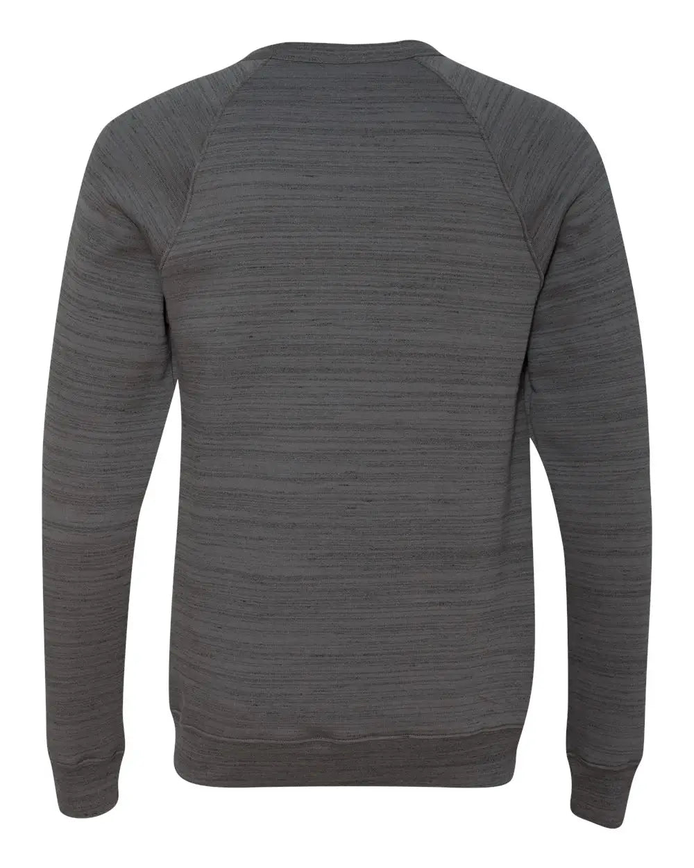 Bella + Canvas 3901 Sponge Fleece Raglan Crewneck Sweatshirt - Dark Grey Marble