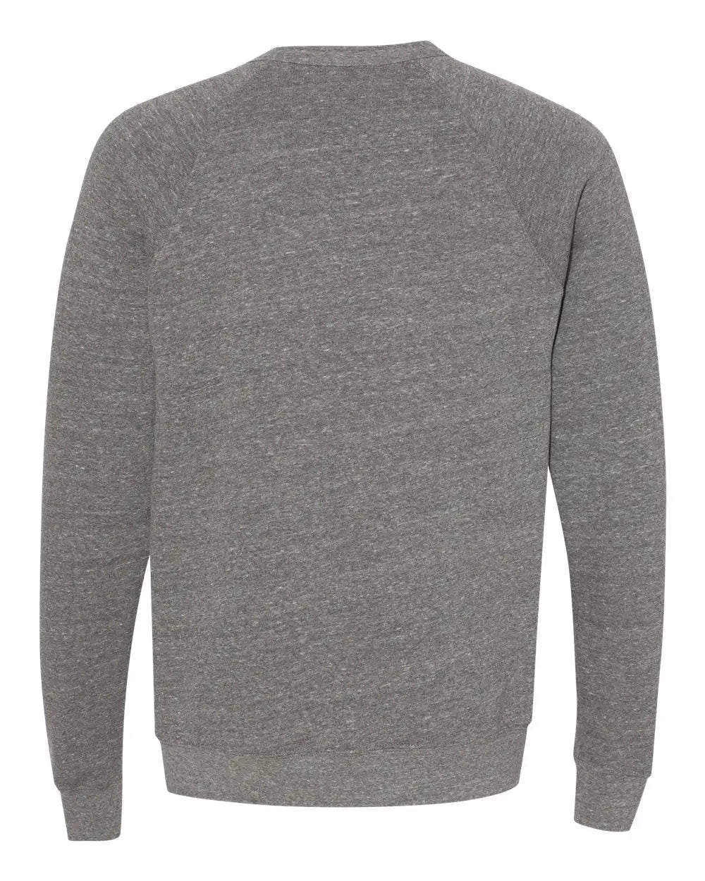 Bella + Canvas 3901 Sponge Fleece Raglan Crewneck Sweatshirt - Deep Heather - Dark Gray / Xs