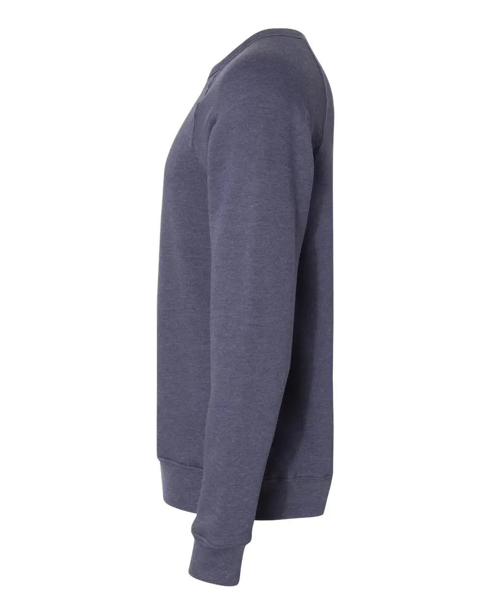 Bella + Canvas 3901 Sponge Fleece Raglan Crewneck Sweatshirt - Heather Navy