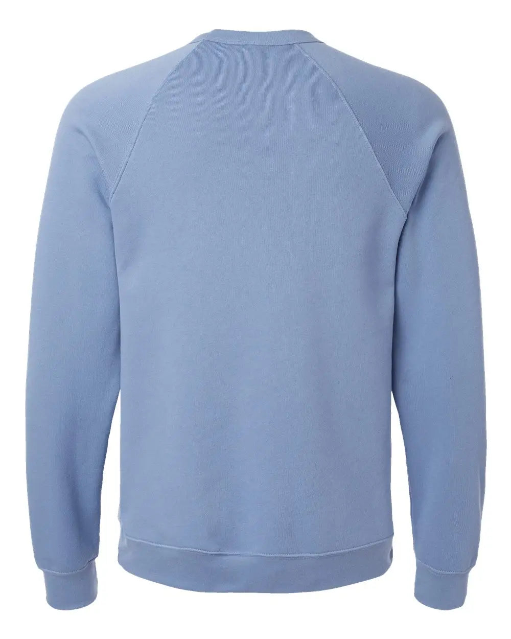 Bella + Canvas 3901 Sponge Fleece Raglan Crewneck Sweatshirt - Lavender Blue