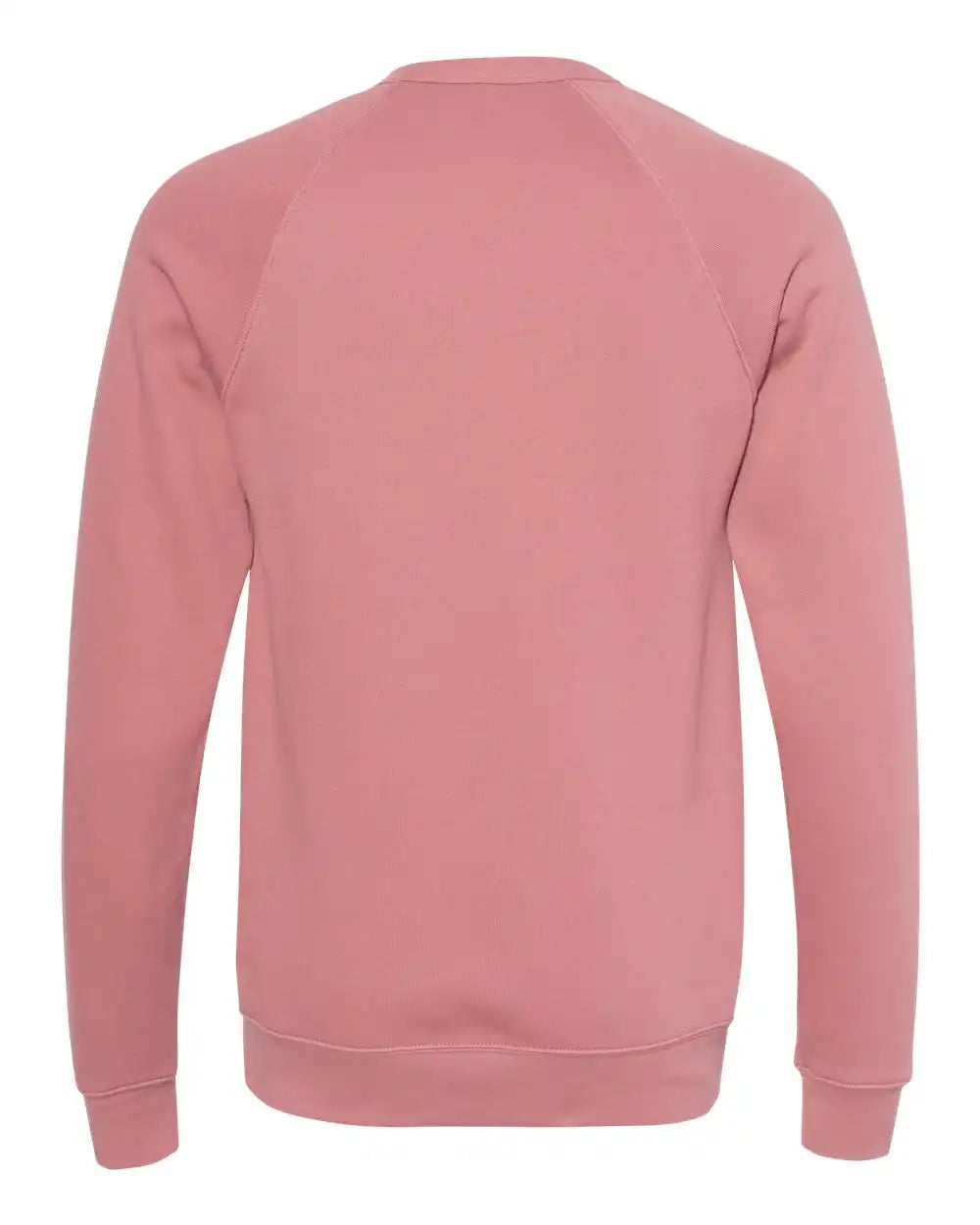 Bella + Canvas 3901 Sponge Fleece Raglan Crewneck Sweatshirt - Mauve - Xs