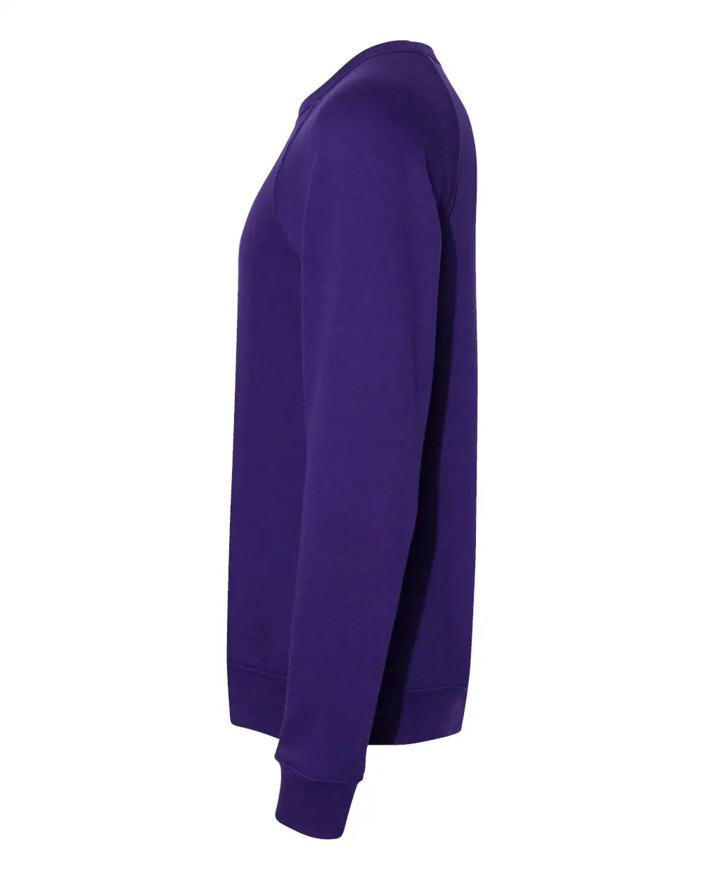 Bella + Canvas 3901 Sponge Fleece Raglan Crewneck Sweatshirt - Team Purple