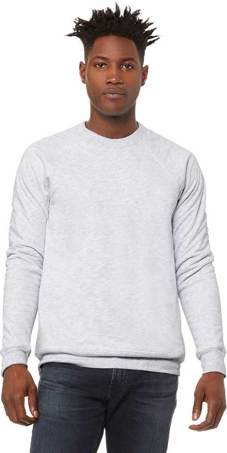 Bella + Canvas 3901 Unisex Sponge Fleece Raglan Sweatshirt - Ash