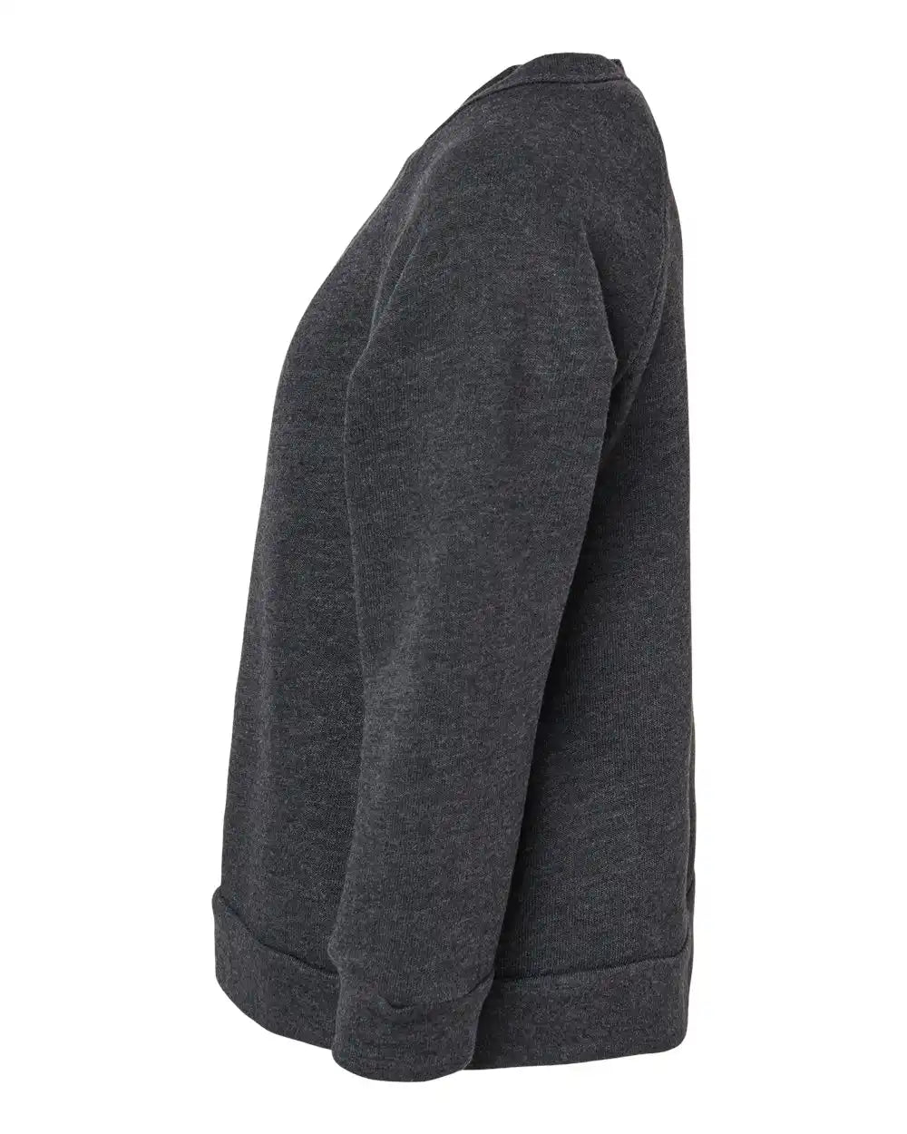 Bella + Canvas 3901t Toddler Sponge Fleece Raglan Sweatshirt - Dark Grey Heather