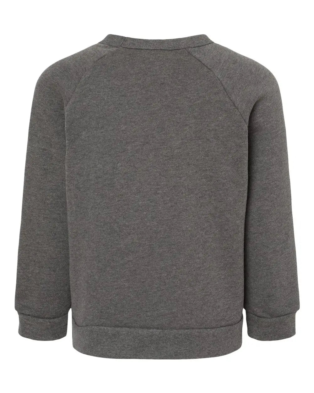Bella + Canvas 3901t Toddler Sponge Fleece Raglan Sweatshirt - Deep Heather