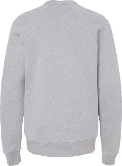 Bella + Canvas 3901y Youth Sponge Fleece Crewneck Sweatshirt - Athletic Heather