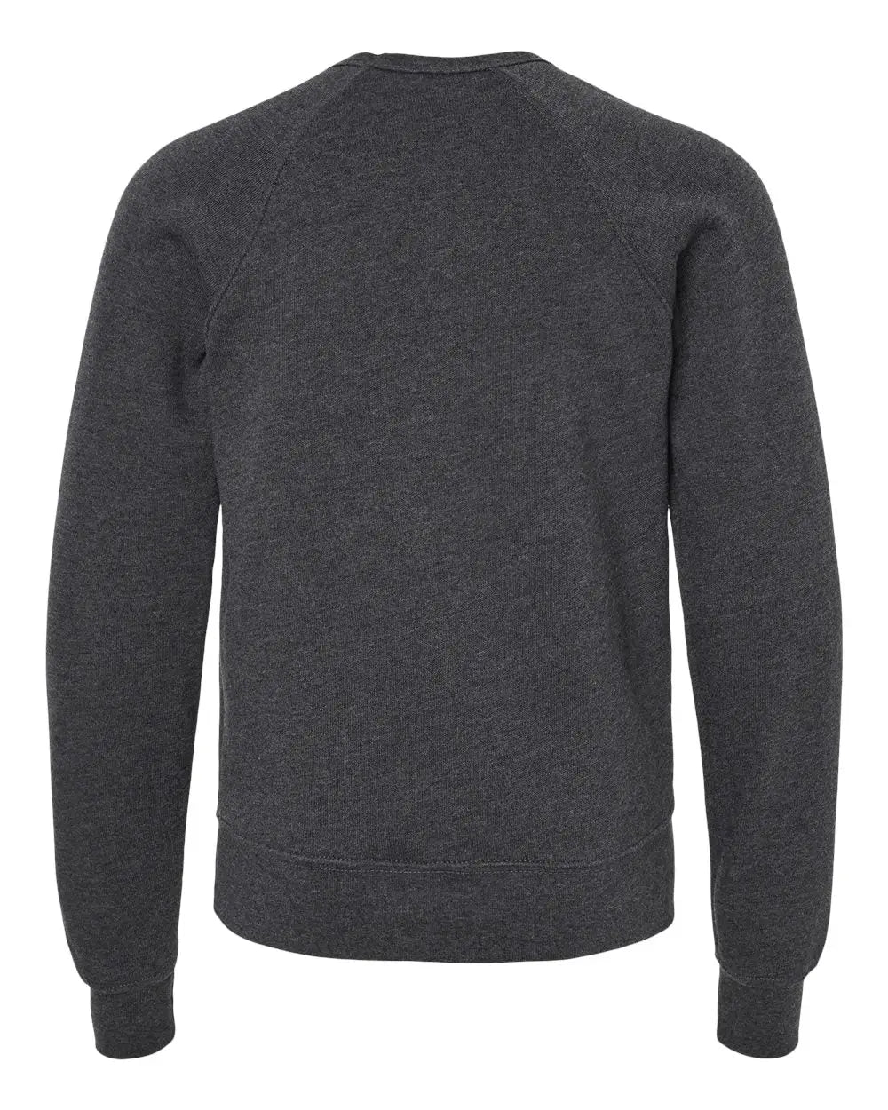 Bella + Canvas 3901y Youth Sponge Fleece Crewneck Sweatshirt - Dark Grey Heather