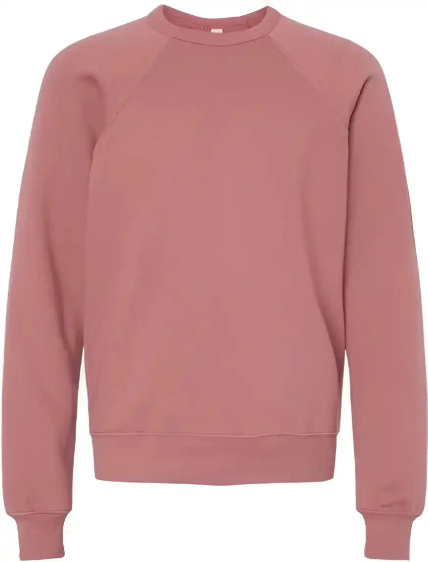 Bella + Canvas 3901y Youth Sponge Fleece Crewneck Sweatshirt - Mauve