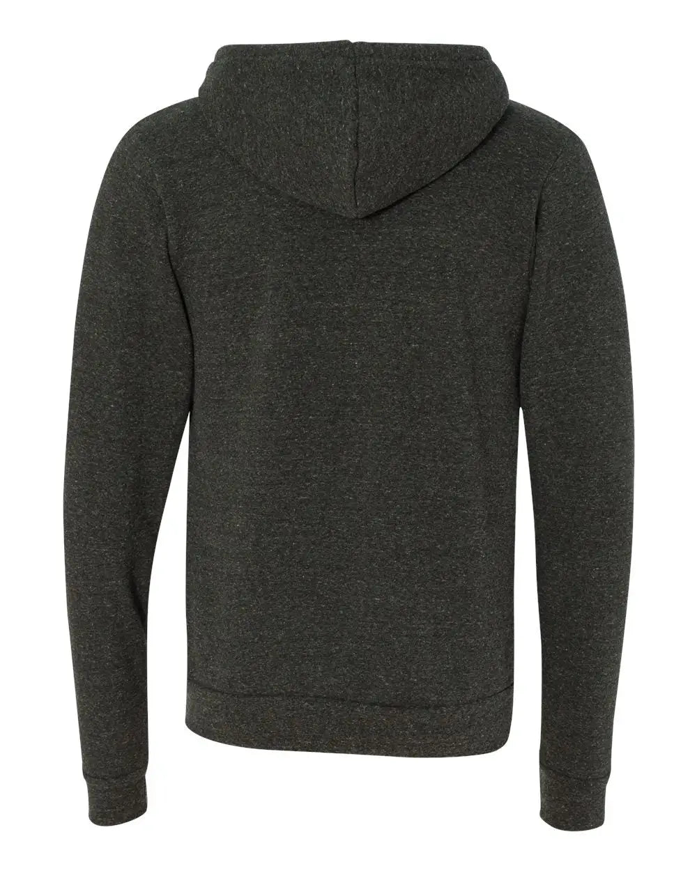 Bella + Canvas 3909 Triblend Sponge Fleece Full-zip Hoodie - Charcoal Black