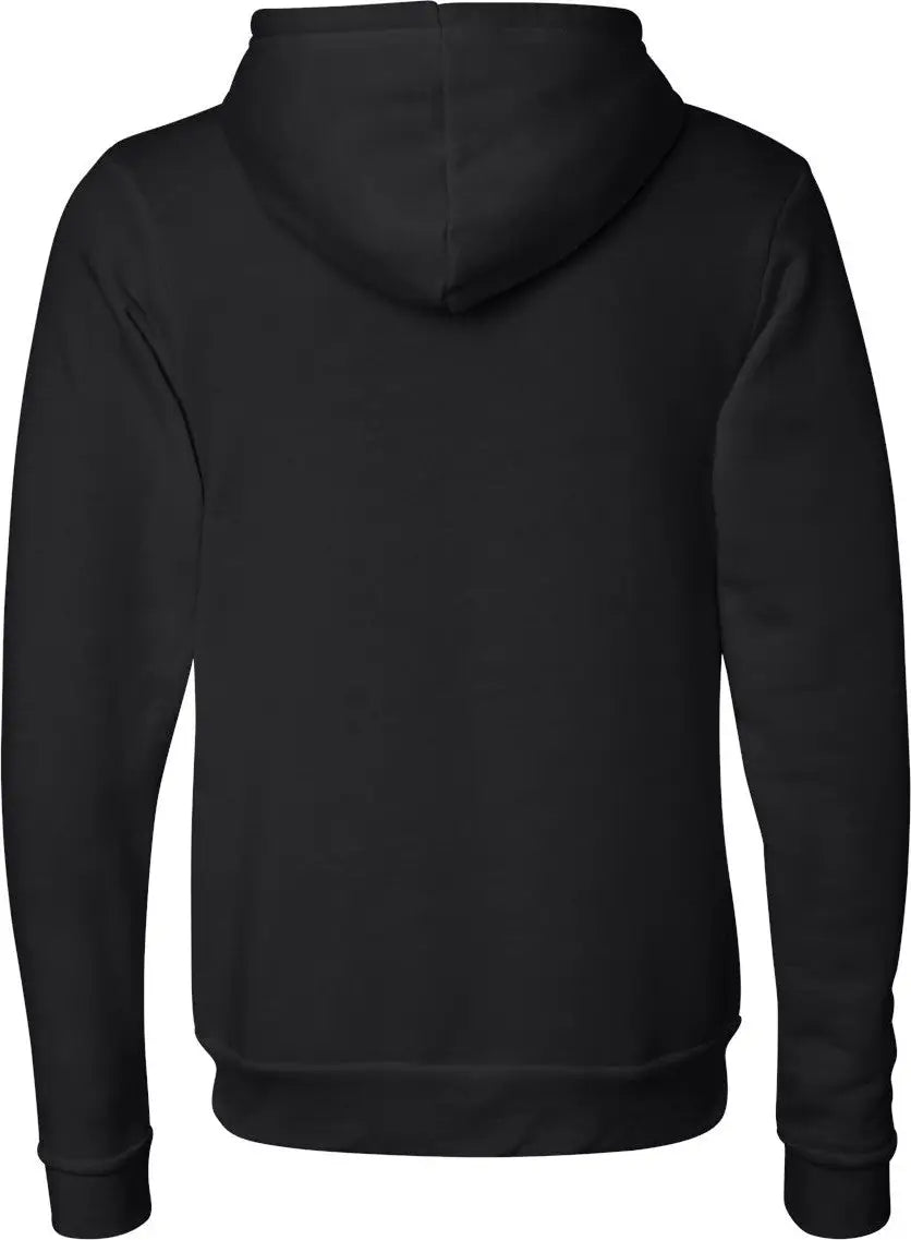 Bella + Canvas 3909 Triblend Sponge Fleece Full-zip Hoodie - Solid Black