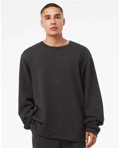 Bella + Canvas 3911 Sponge Fleece Classic Crewneck Sweatshirt - Dark Grey Heather