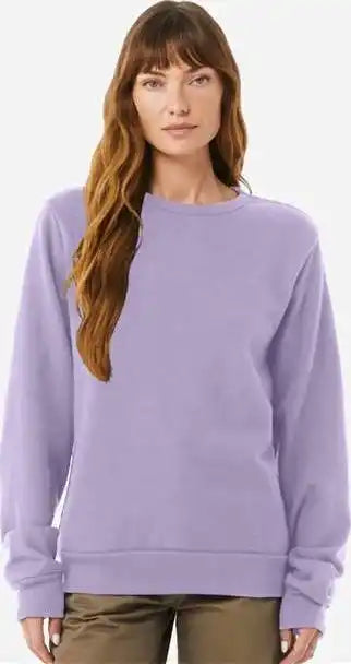 Bella + Canvas 3911 Sponge Fleece Classic Crewneck Sweatshirt Dark Lavender