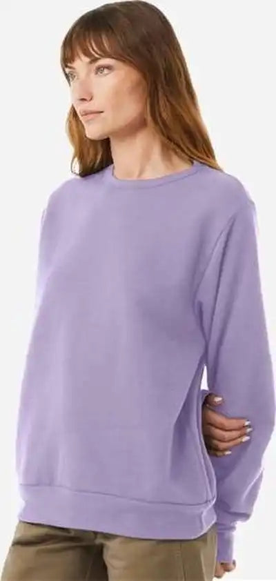 Bella + Canvas 3911 Sponge Fleece Classic Crewneck Sweatshirt Dark Lavender