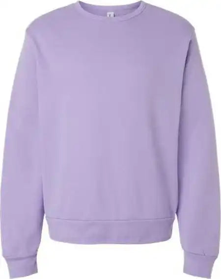 Bella + Canvas 3911 Sponge Fleece Classic Crewneck Sweatshirt Dark Lavender
