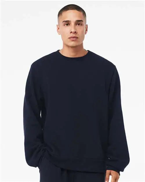 Bella + Canvas 3911 Sponge Fleece Classic Crewneck Sweatshirt - Navy