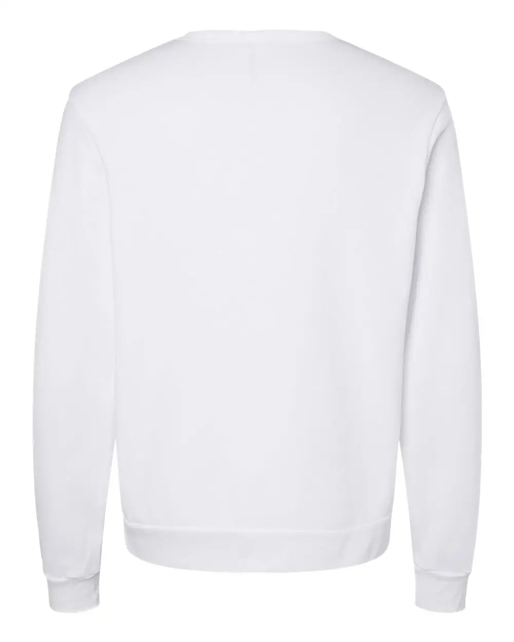 Bella + Canvas 3911 Sponge Fleece Classic Crewneck Sweatshirt - White