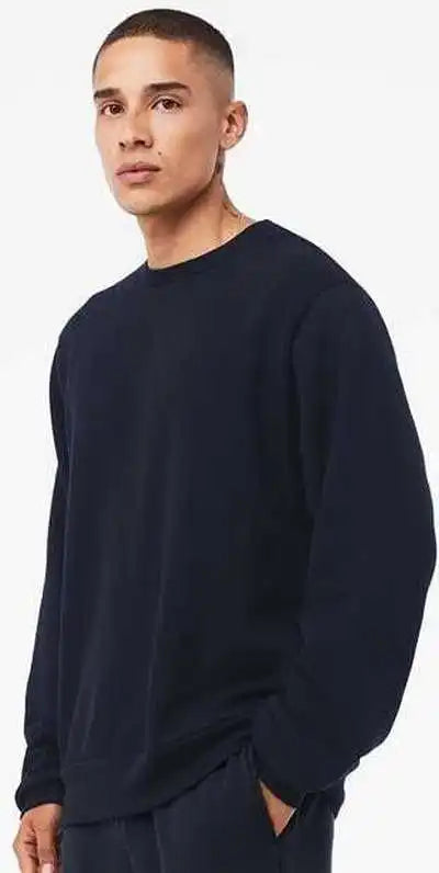 Bella + Canvas 3911 Unisex Sponge Fleece Classic Crewneck Sweatshirt Navy