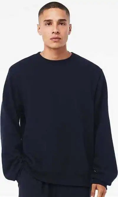 Bella + Canvas 3911 Unisex Sponge Fleece Classic Crewneck Sweatshirt Navy