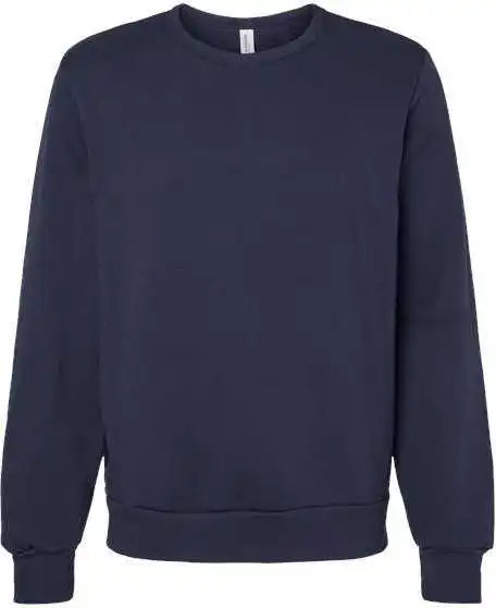Bella + Canvas 3911 Unisex Sponge Fleece Classic Crewneck Sweatshirt Navy