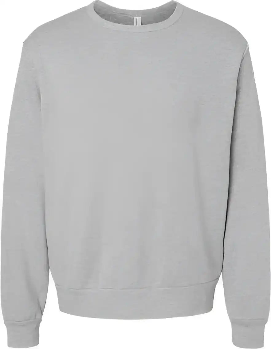 Bella + Canvas 3911 Unisex Sponge Fleece Classic Crewneck Sweatshirt Athletic Heather