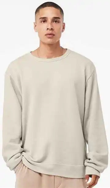 Bella + Canvas 3911 Unisex Sponge Fleece Classic Crewneck Sweatshirt - Heather Dust